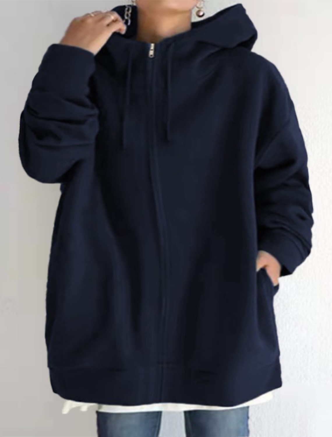 Women's Plus Size Winter Jacket Hoodie