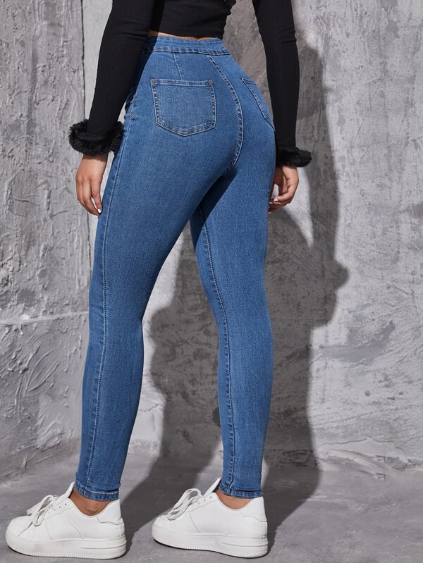 Essnce High Waist Skinny Jeans